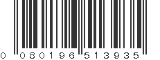 UPC 080196513935