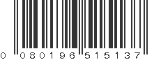 UPC 080196515137