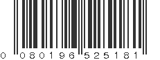 UPC 080196525181