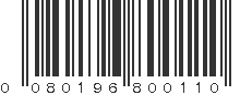 UPC 080196800110