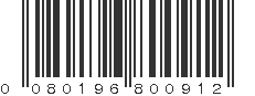 UPC 080196800912