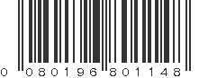 UPC 080196801148