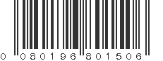 UPC 080196801506