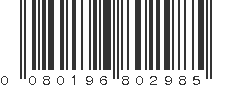 UPC 080196802985