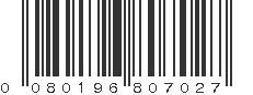 UPC 080196807027