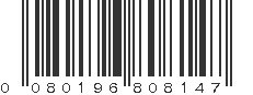 UPC 080196808147