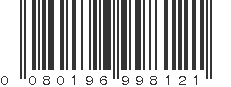 UPC 080196998121