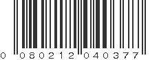 UPC 080212040377