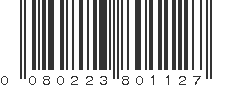 UPC 080223801127