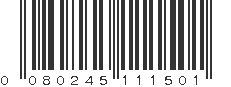 UPC 080245111501