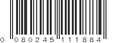 UPC 080245111884