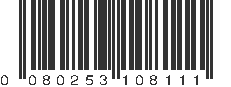 UPC 080253108111