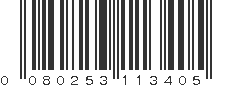 UPC 080253113405