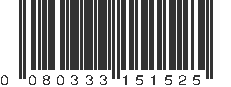 UPC 080333151525