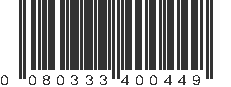 UPC 080333400449