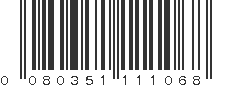 UPC 080351111068