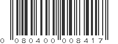 UPC 080400008417