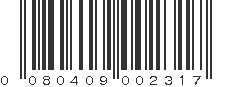 UPC 080409002317