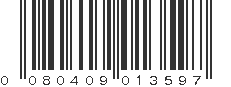 UPC 080409013597