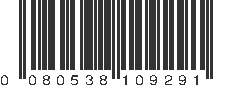 UPC 080538109291