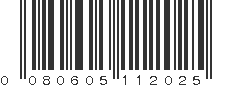 UPC 080605112025