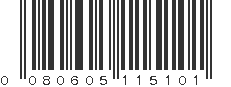 UPC 080605115101