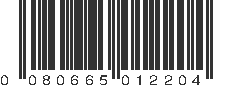 UPC 080665012204