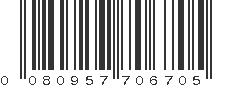 UPC 080957706705