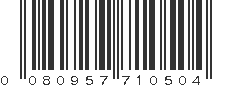 UPC 080957710504