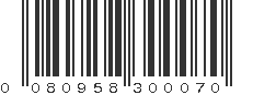 UPC 080958300070