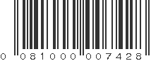 UPC 081000007428