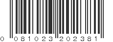 UPC 081023202381