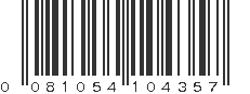 UPC 081054104357