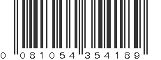 UPC 081054354189