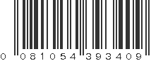 UPC 081054393409