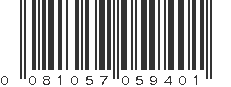 UPC 081057059401