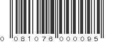 UPC 081076000095