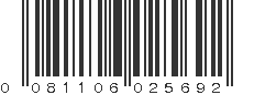 UPC 081106025692