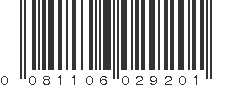 UPC 081106029201