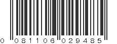 UPC 081106029485