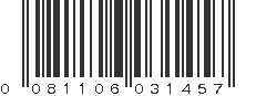 UPC 081106031457