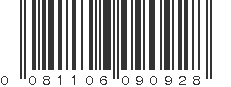 UPC 081106090928