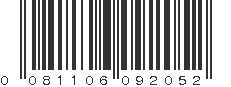 UPC 081106092052