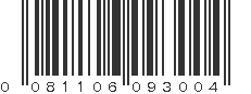 UPC 081106093004