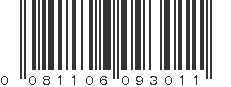 UPC 081106093011