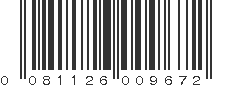 UPC 081126009672