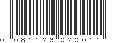 UPC 081126020011