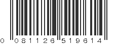 UPC 081126519614