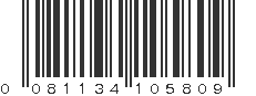 UPC 081134105809