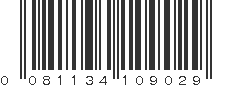 UPC 081134109029